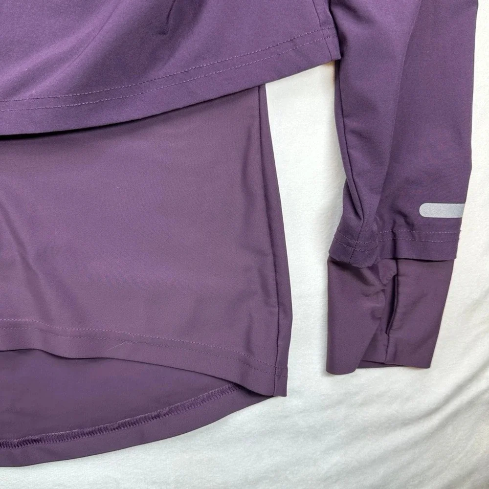 Sweaty Betty London Purple Hooded Lightweight Jacket Size S‎ Thumbholes